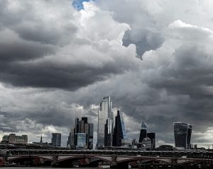 Angry Skies over The City of London
